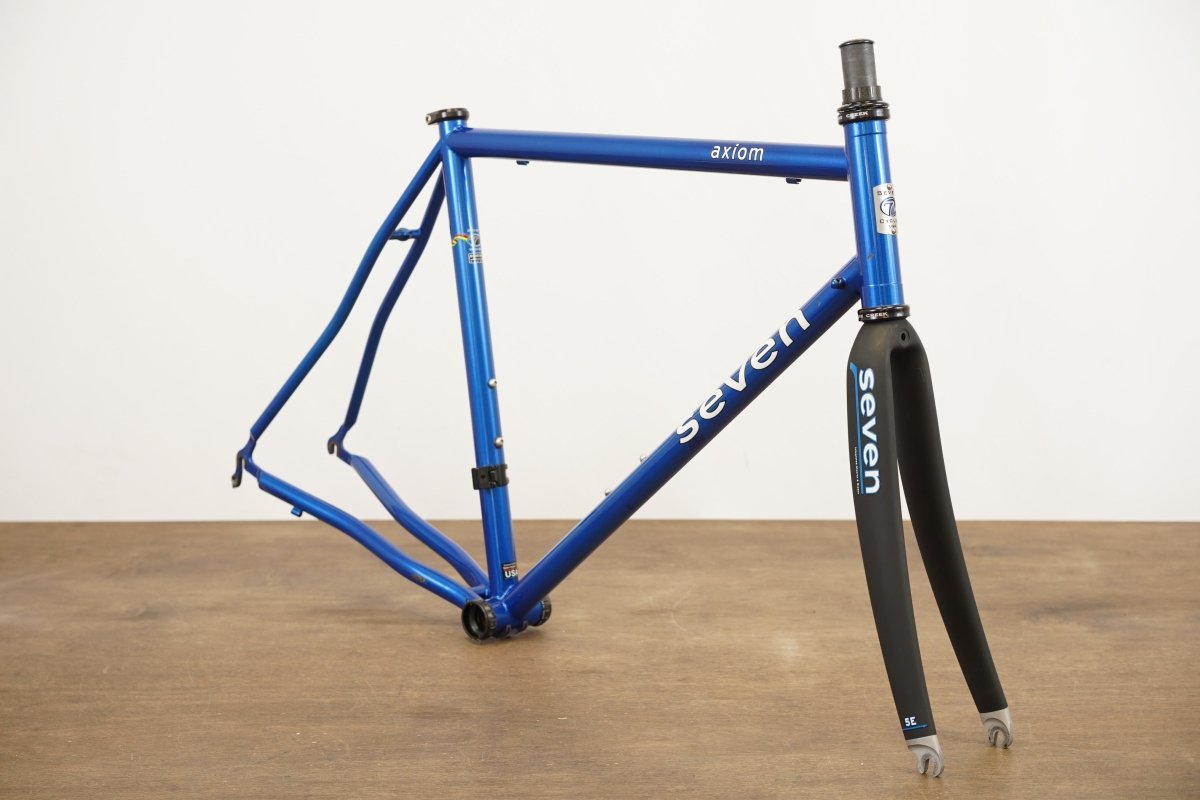 M/L Seven Axiom Steel Rim Brake Road Frameset *Custom Geometry*
