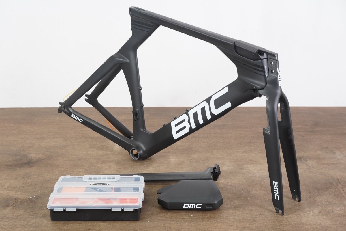 NEW 2019 M-L BMC Timemachine TM01 Rim Team FRS Frameset CBN-WHT-BLK
