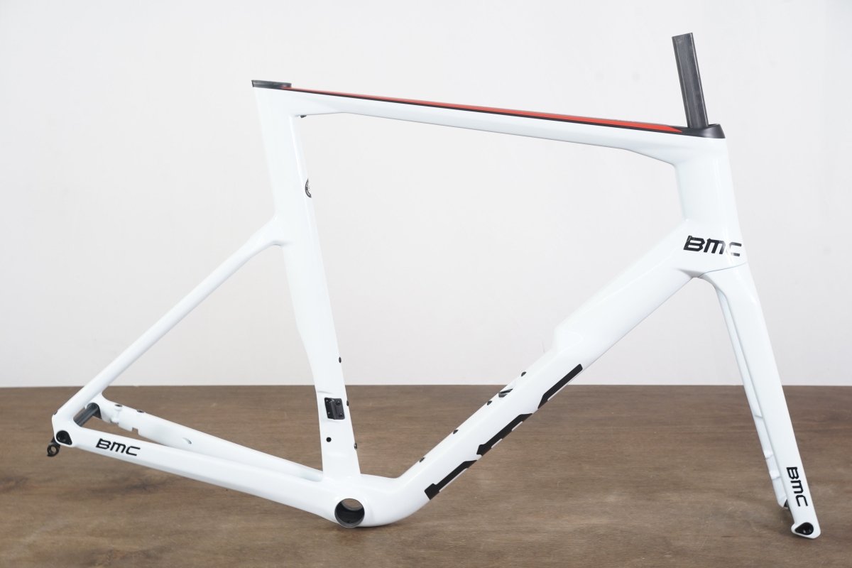 NEW 2021 61cm BMC Timemachine ROAD 01 TMR01 Disc Team Frameset WHT-BLK-RED
