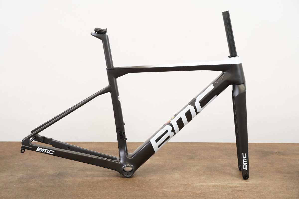 NEW 2022 47cm BMC Teammachine SLR01 Disc Team Frameset FRS CBN-WHT-WHT