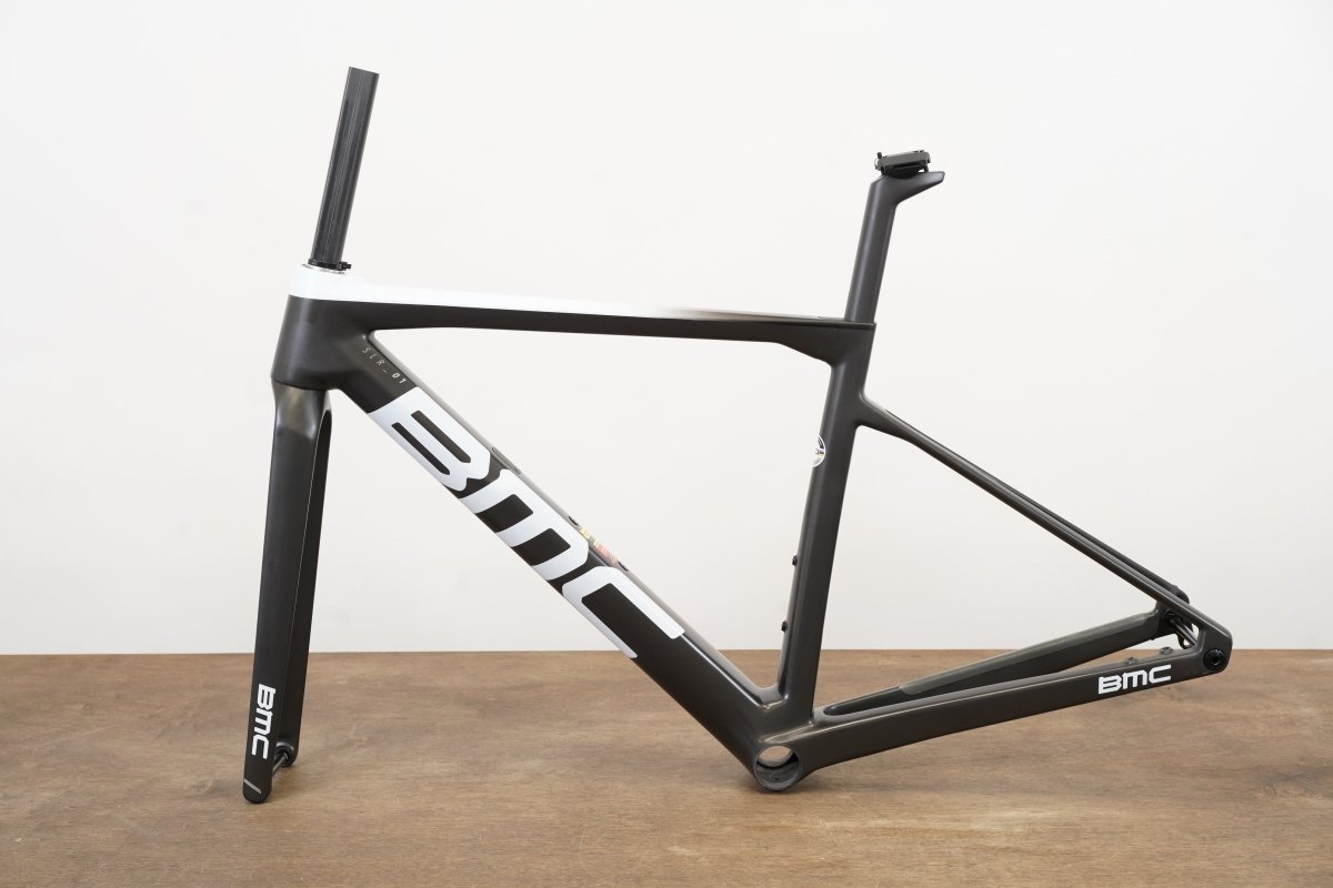 NEW 2022 47cm BMC Teammachine SLR01 Disc Team Frameset FRS CBN-WHT-WHT