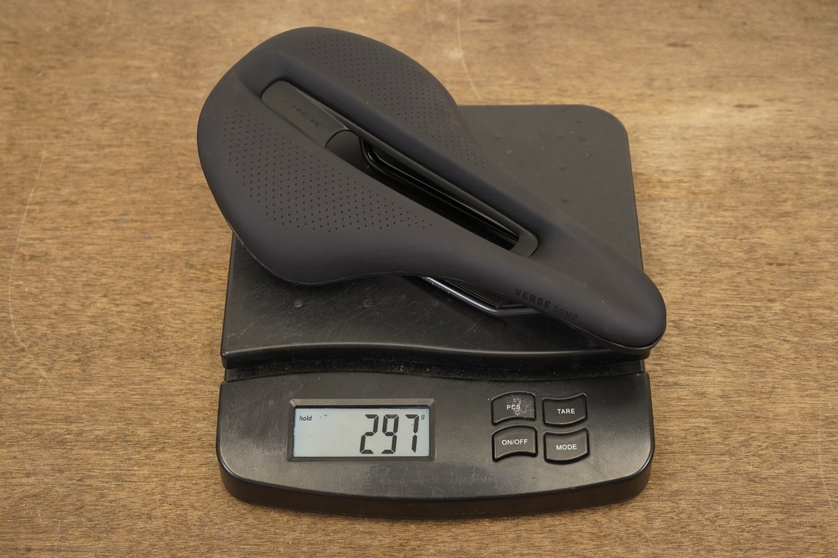 NEW TAKE-OFF 145mm Bontrager Verse Comp Chromoly Rail Road Saddle 297g