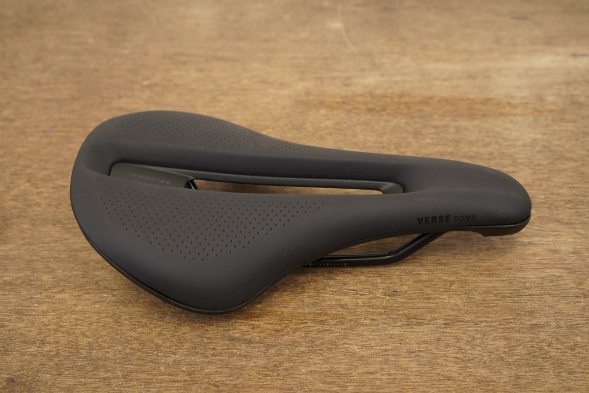 NEW TAKE-OFF 145mm Bontrager Verse Comp Chromoly Rail Road Saddle 297g