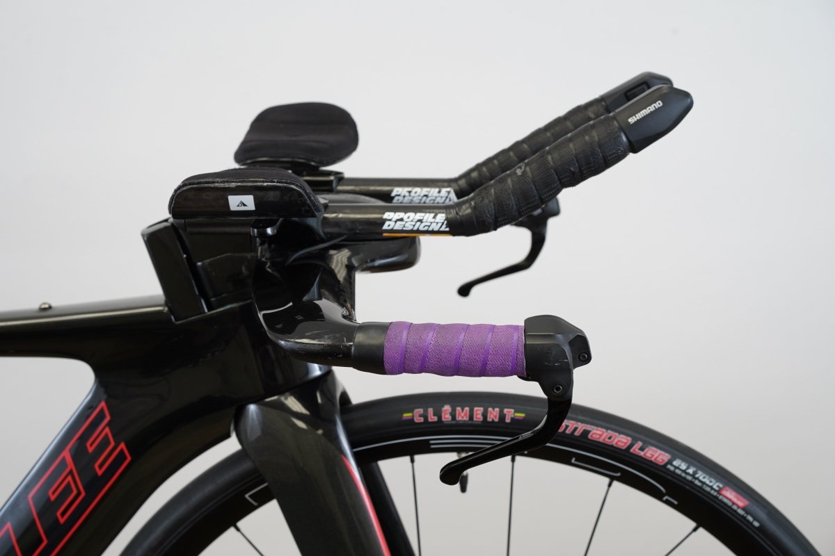 S (Small) Parlee TTiR Ultegra Di2 Quarq HED Ardennes LT Carbon Disc TT Triathlon Bike