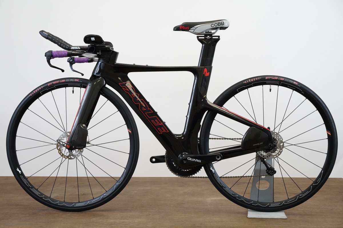 S (Small) Parlee TTiR Ultegra Di2 Quarq HED Ardennes LT Carbon Disc TT Triathlon Bike