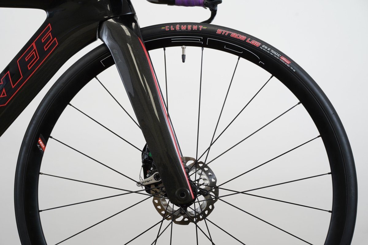 S (Small) Parlee TTiR Ultegra Di2 Quarq HED Ardennes LT Carbon Disc TT Triathlon Bike