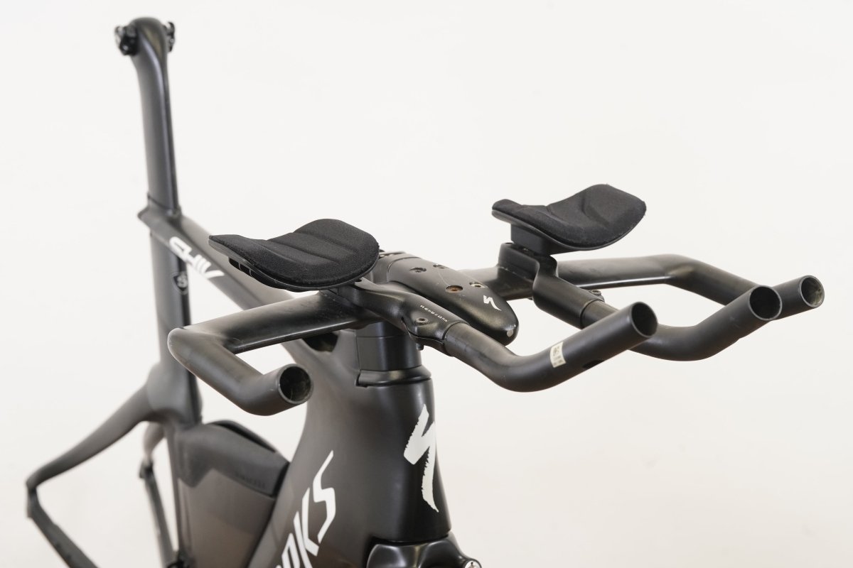 S (Small) Specialized S-WORKS SHIV Carbon Rim Brake TT Triathlon Frameset + Cockpit
