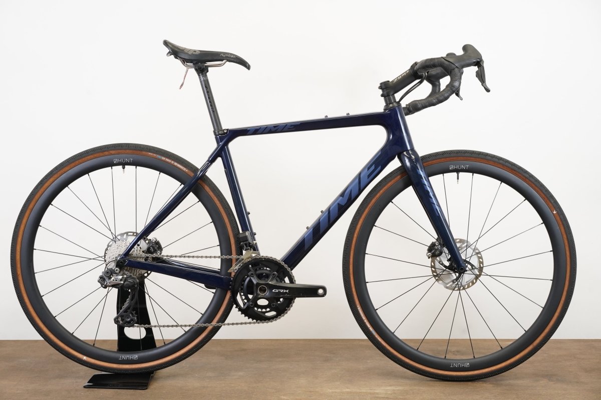 S (Small) Time Alpe d’Huez X Shimano GRX 2x11 Di2 4iiii Power Meter Hunt Gravel Bike