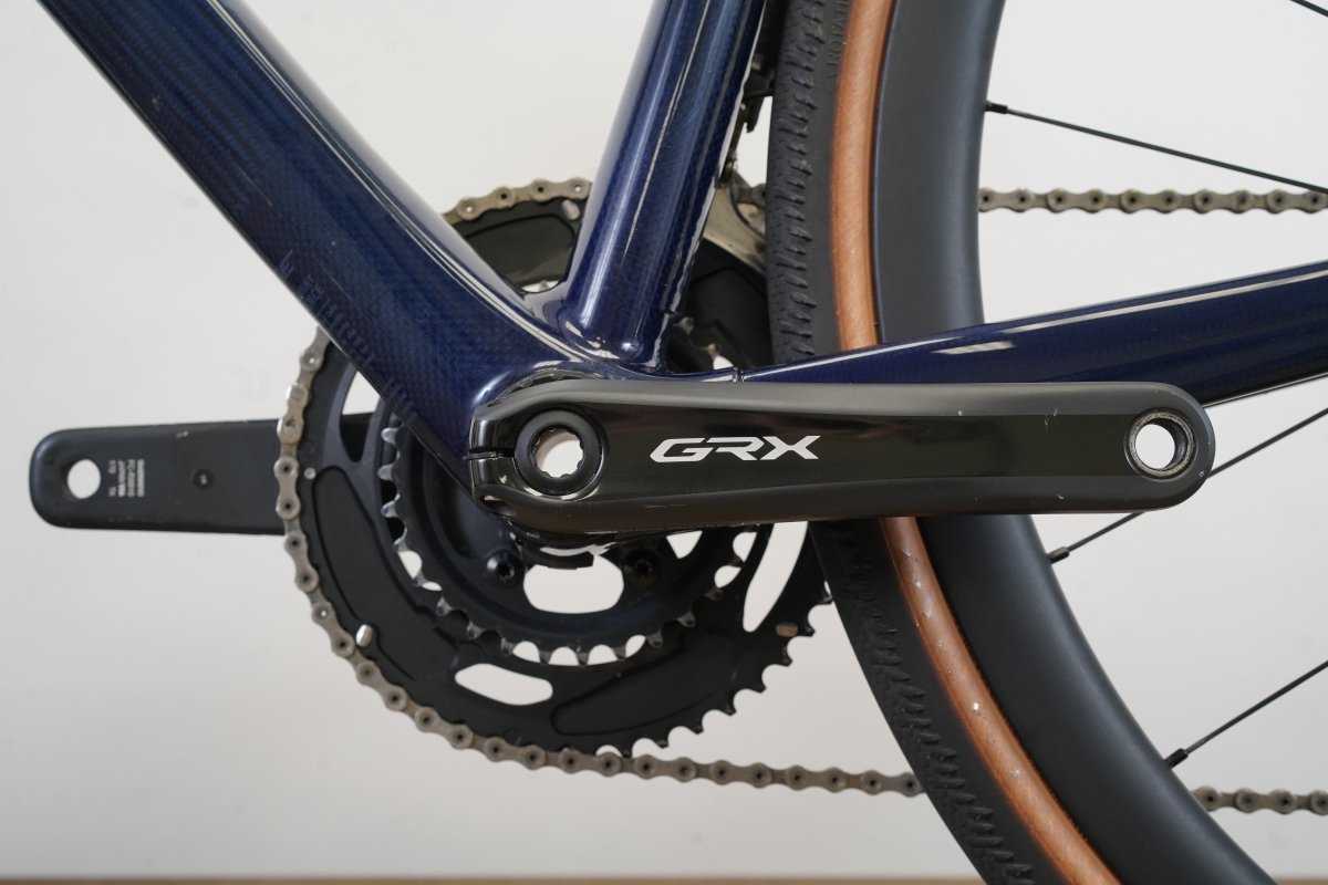 S (Small) Time Alpe d’Huez X Shimano GRX 2x11 Di2 4iiii Power Meter Hunt Gravel Bike
