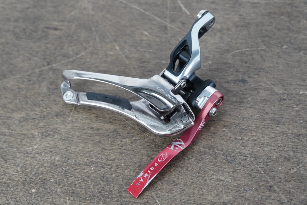 Shimano Dura-Ace FD-9000 Mechanical Braze-On Front Derailleur + Chain Catcher