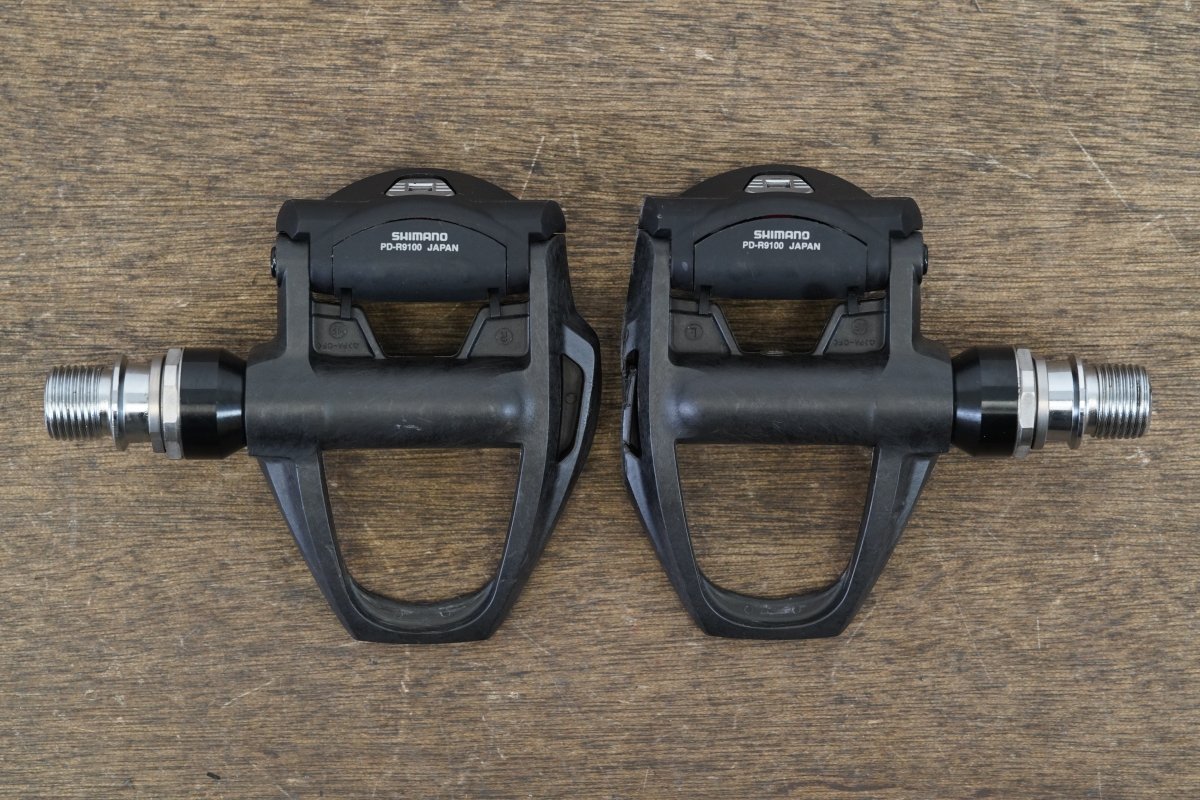 Shimano Dura-Ace PD-R9100 +4mm SPD-SL Carbon Clipless Road Bike Pedals