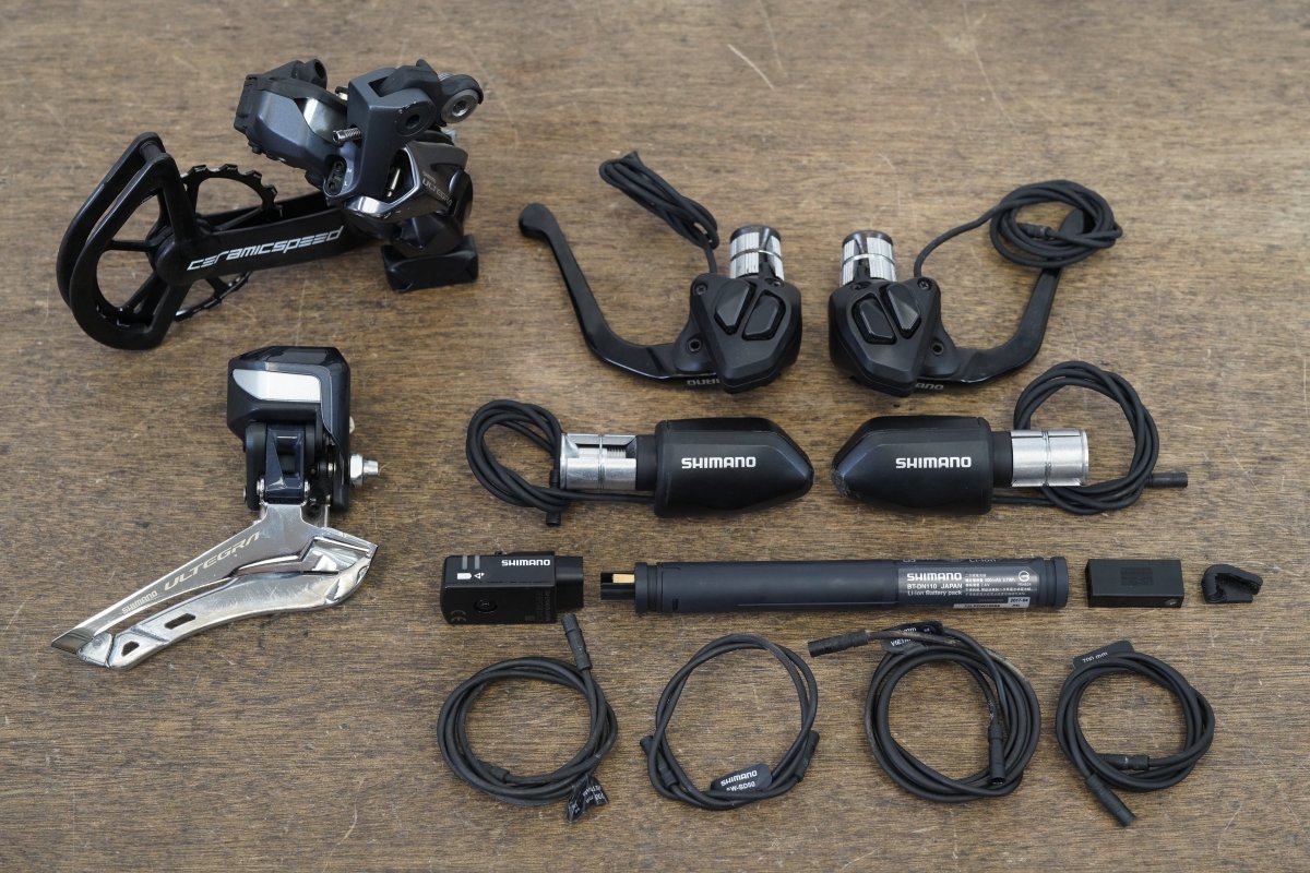 Shimano Ultegra R8050 Di2 CeramicSpeed OSPW 11 Speed Electronic Rim TT Groupset