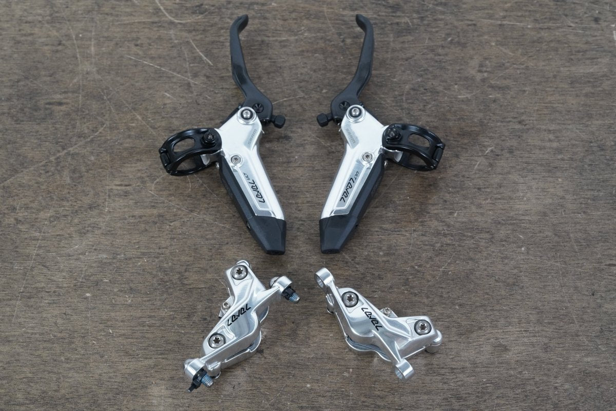 SRAM Level Ultimate Stealth 4-Piston Disc Brake Calipers + Levers MTB