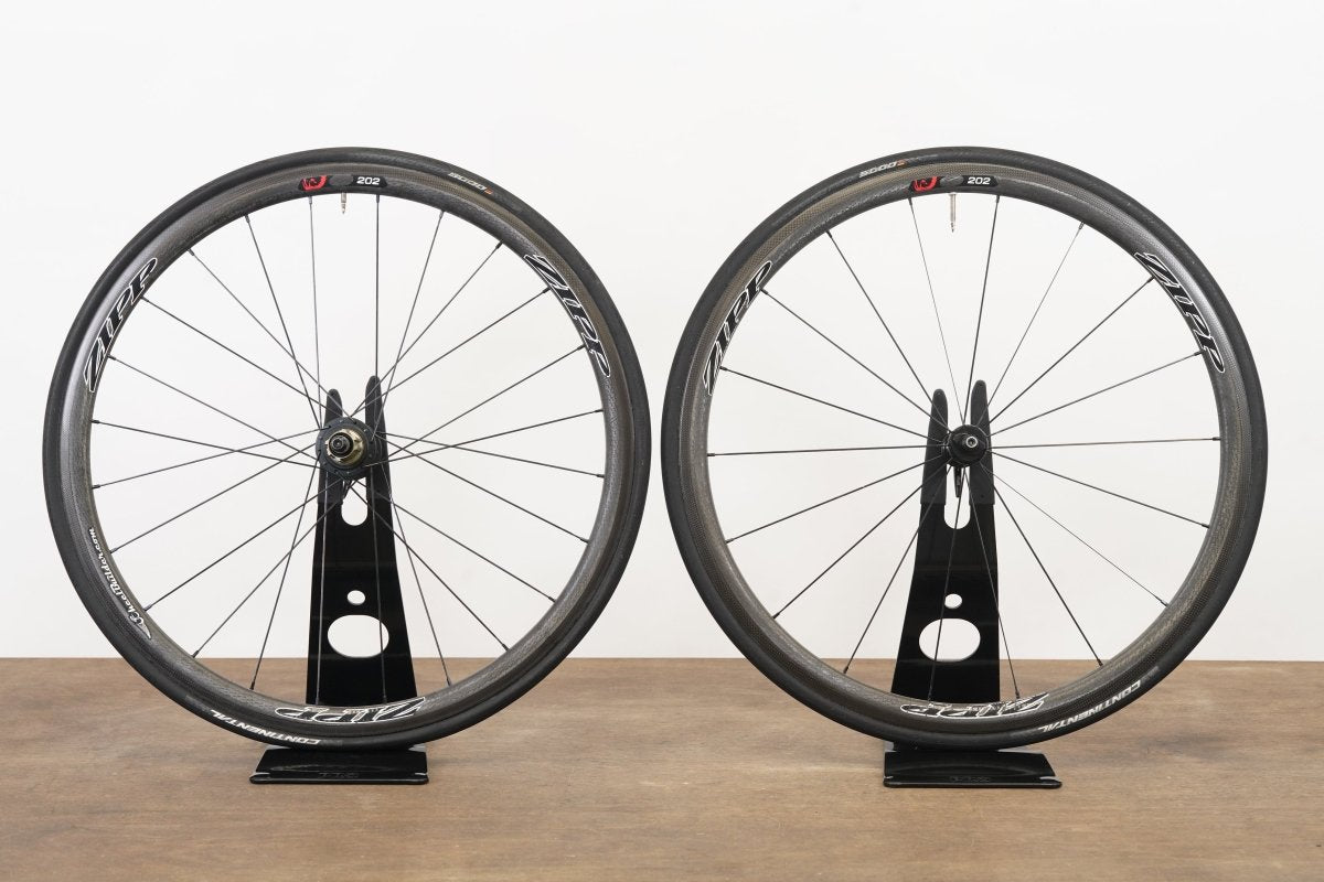 Zipp 202 Firecrest Powertap Carbon Clincher Rim Brake Wheelset Campagnolo 10 Speed