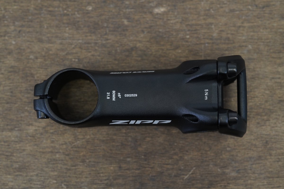 Zipp Service Course 80mm ±6 Degree Alloy Road Stem 142g 1 1/8" 31.8mm
