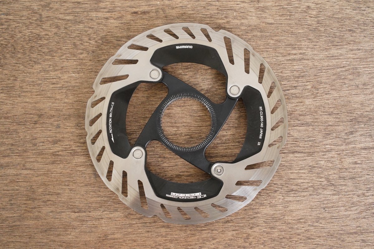 (1) 140mm Shimano Dura-Ace RT-CL900-140 Center Lock Disc Brake Rotor CL 900