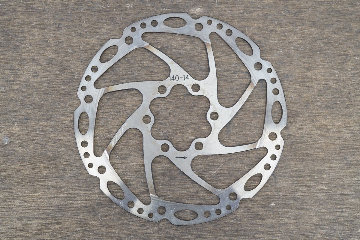 (1) 140mm Tektro 140-14 6 BOLT Disc Brake Rotor Road Gravel CX MTB