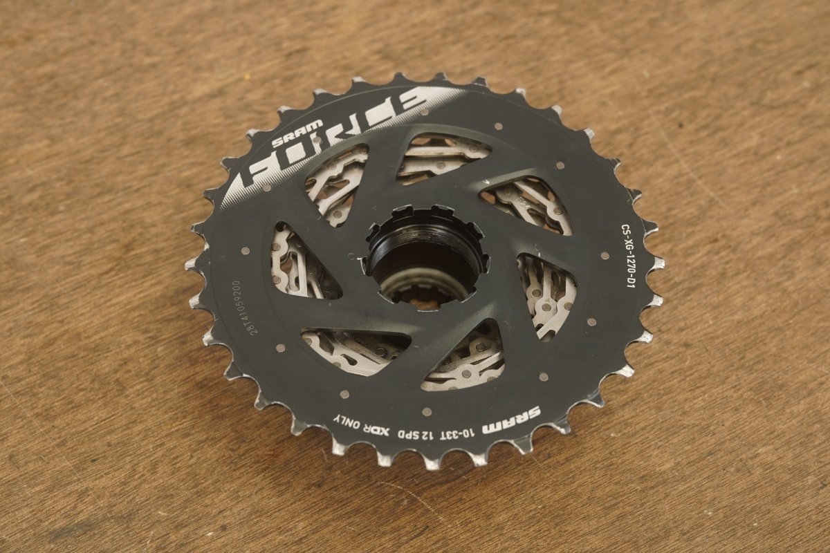SRAM FORCE 12速スプロケット 10-33T 10-33T SRAM Force AXS CS-XG-1270-D1 12 Speed Road Cassette 271g
