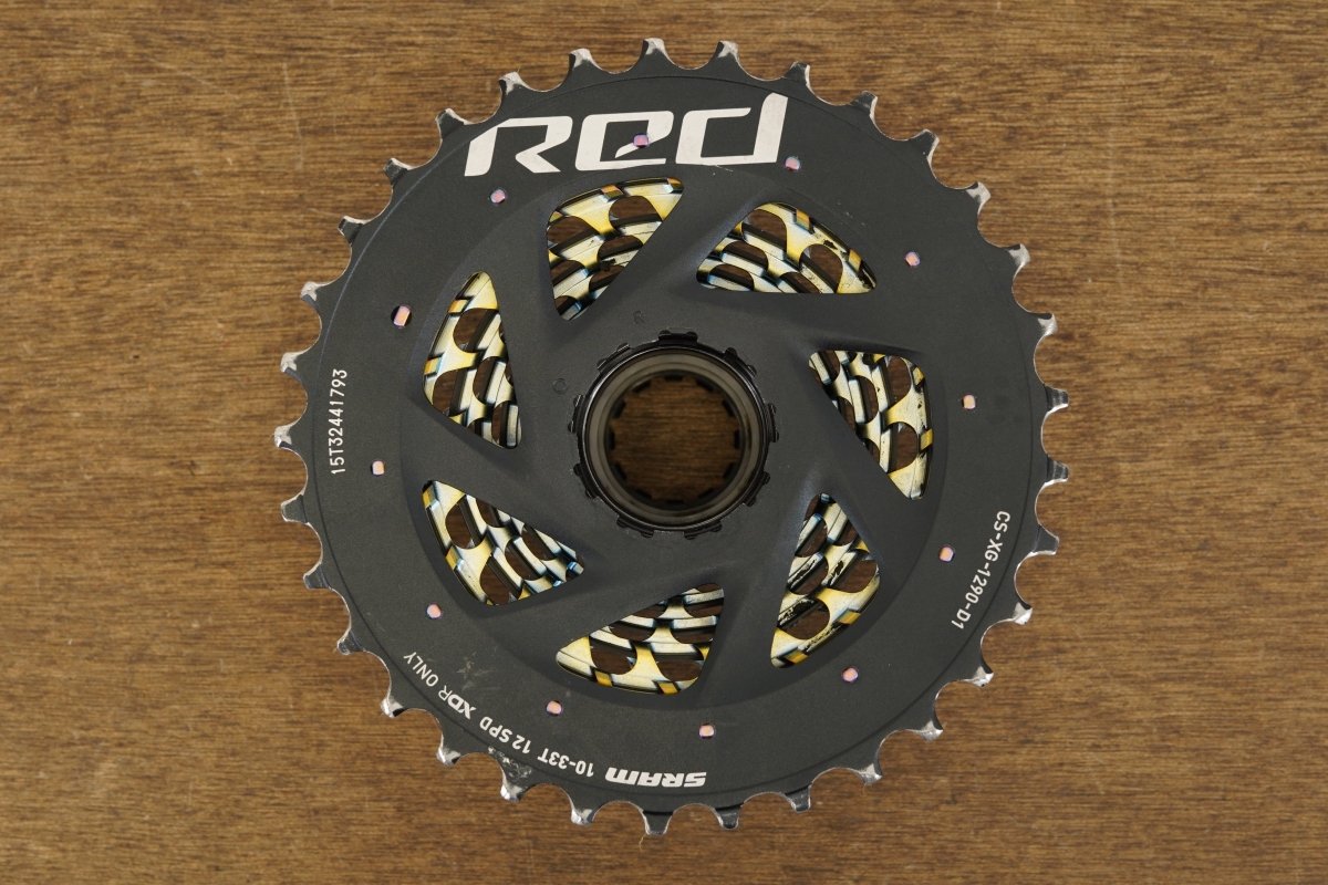 10-33T SRAM Red AXS CS-XG-1290-D1 Rainbow 12 Speed XDR Road Cassette 209g