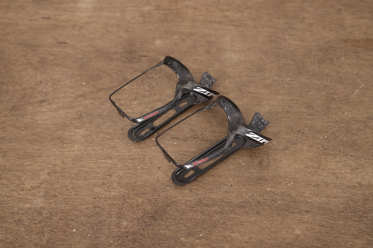 (2) Zipp SL Speed Carbon Water Bottle Cages 33g