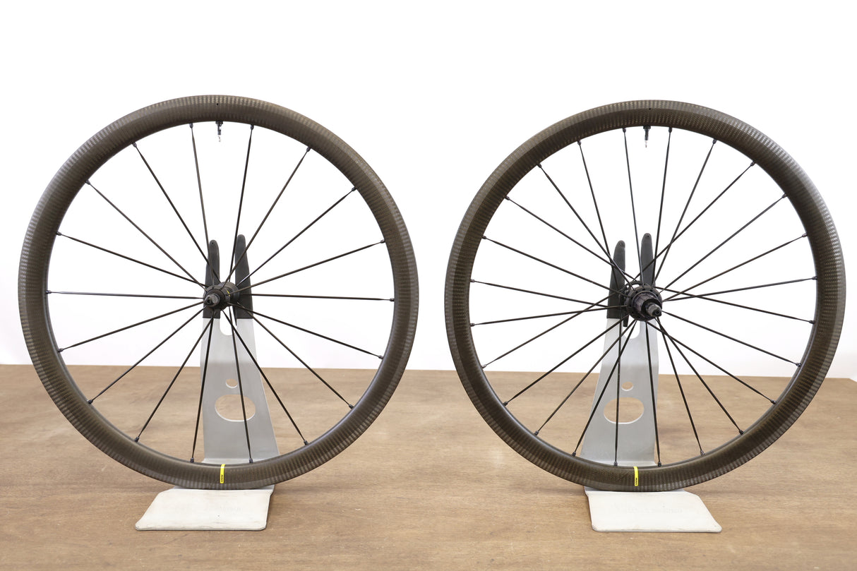 Mavic Cosmic SL 40 Carbon Tubeless Clincher Rim Brake Wheelset 11 Speed
