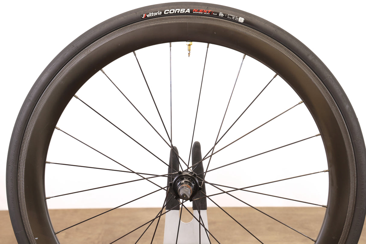 Carbon-Ti X-Hub Carbon Tubeless Rim Brake Road Wheelset SRAM XDR 12 Speed