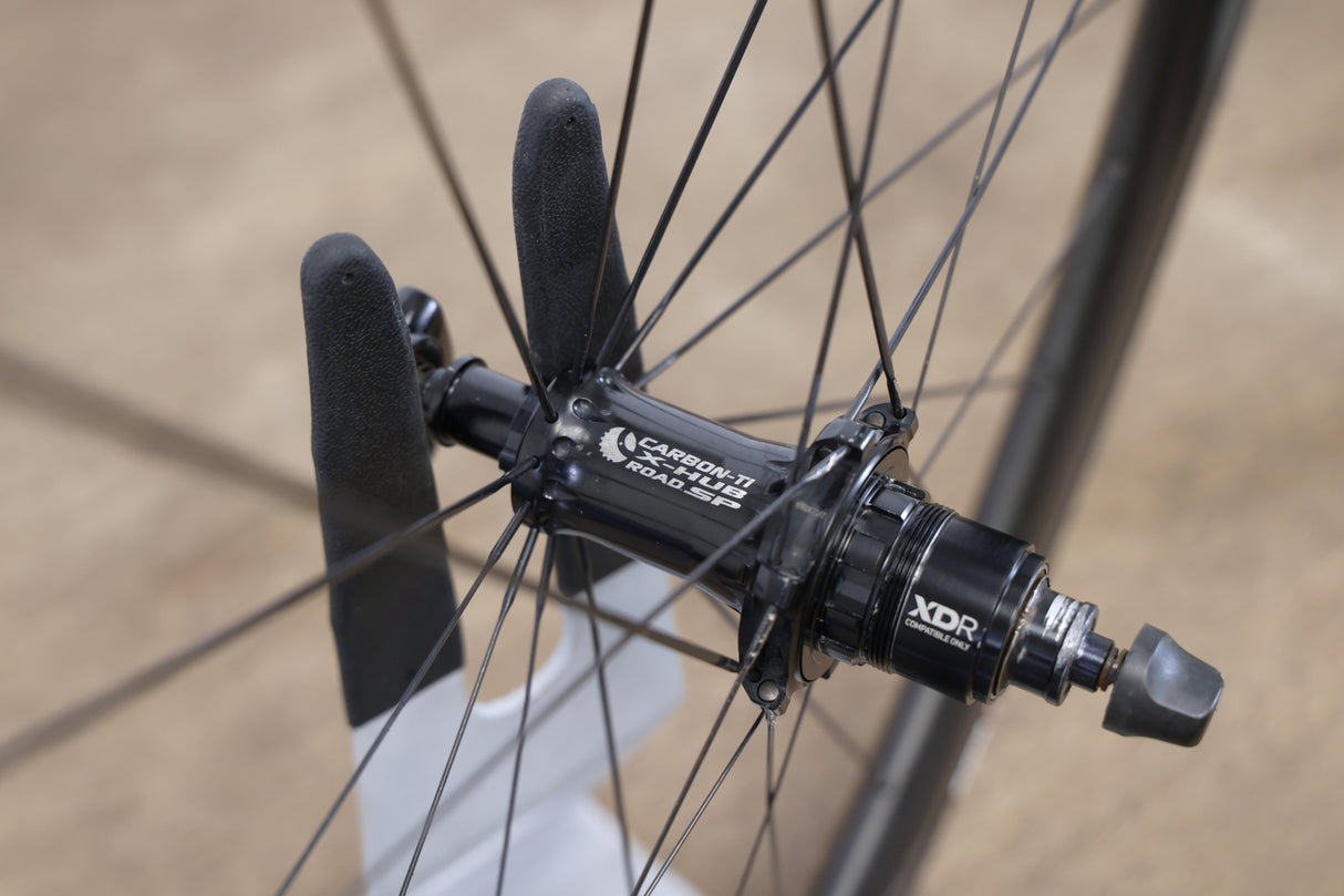 Carbon-Ti X-Hub Carbon Tubeless Rim Brake Road Wheelset SRAM XDR 12 Speed
