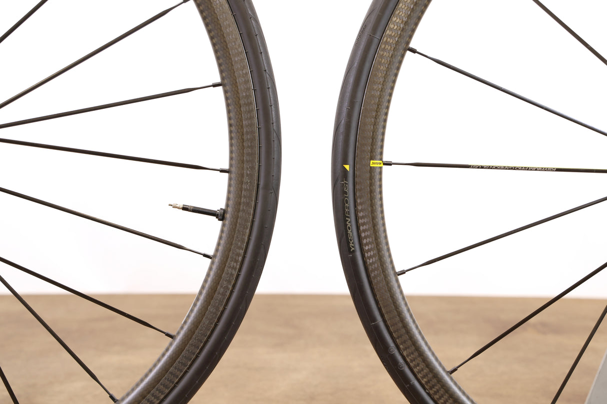 Mavic Ksyrium Pro Carbon SL UST Tubeless Rim Brake Wheelset Shimano/SRAM 11 Speed