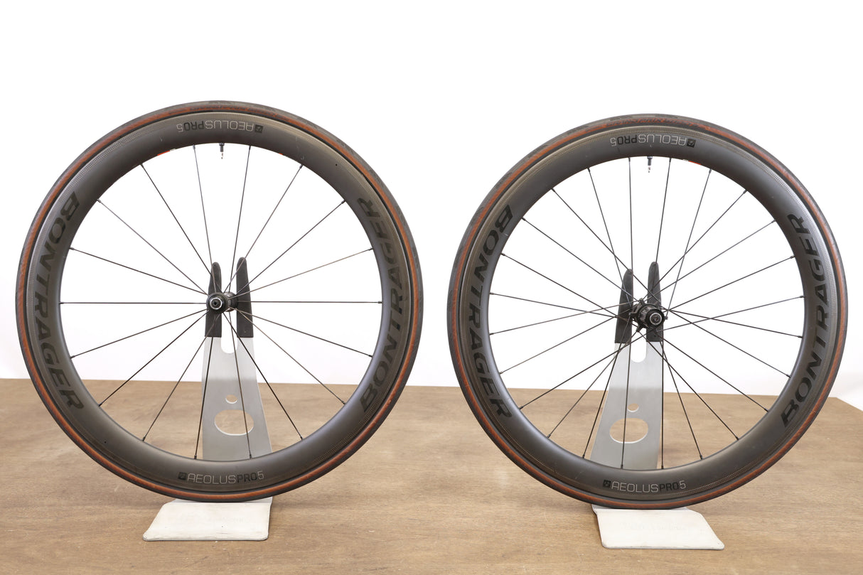 Bontrager Aeolus Pro 5 TLR Carbon Tubeless Clincher Rim Brake Wheelset 11 Speed