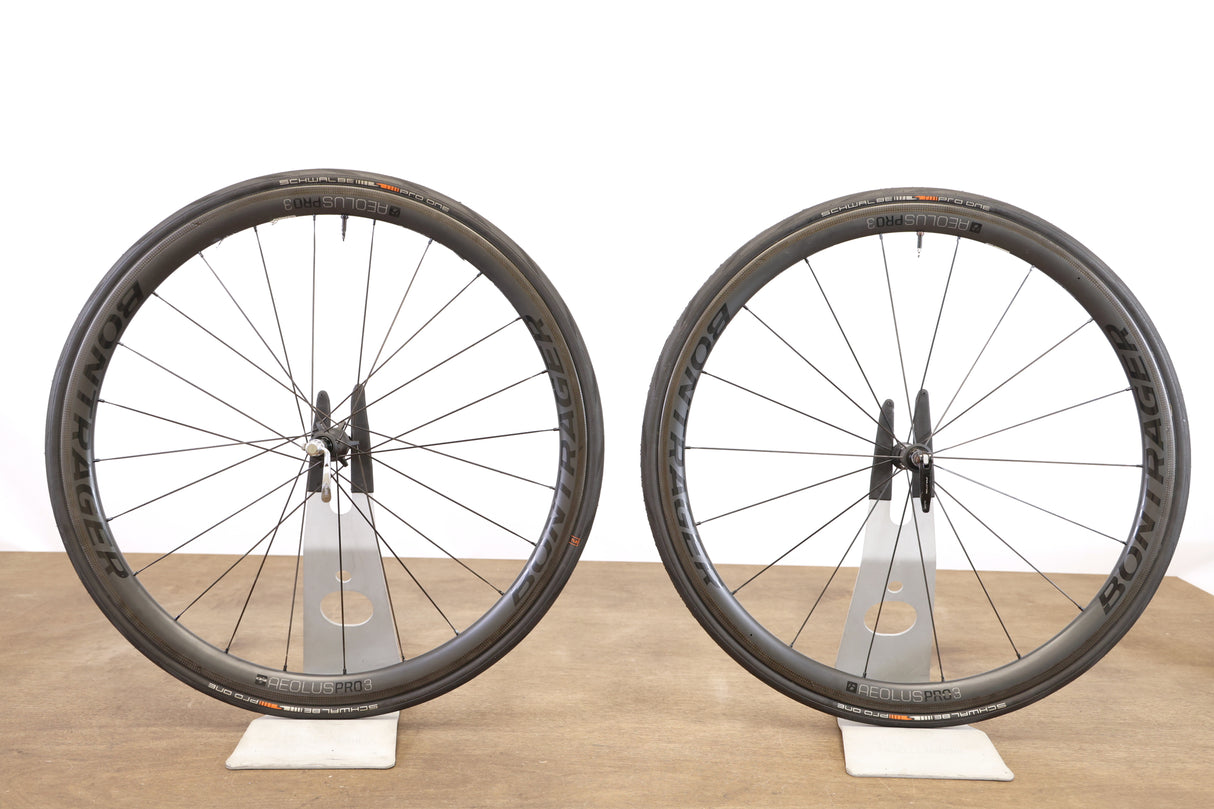 Bontrager Aeolus Pro 3 TLR Carbon Tubeless Clincher Rim Brake Wheelset 11 Speed