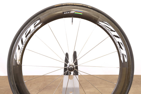 FRONT Zipp 404 82/182 Carbon Tubular Rim Brake Road Wheel