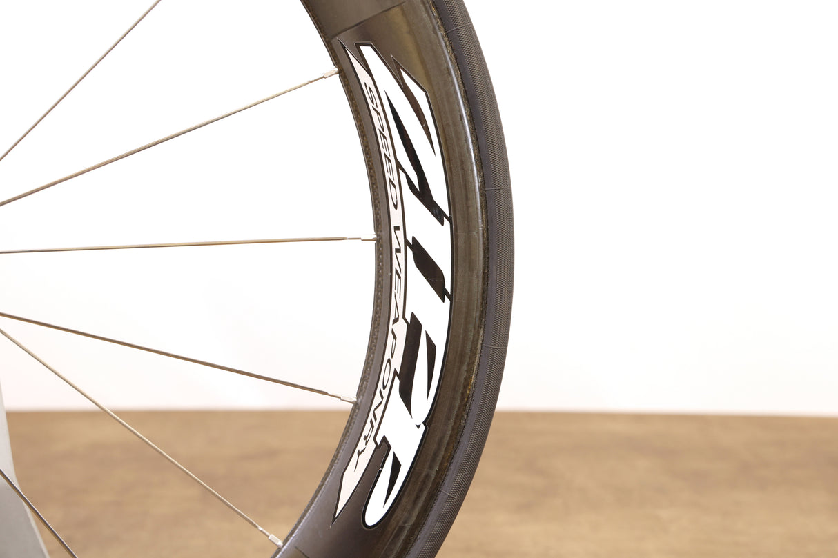 FRONT Zipp 404 82/182 Carbon Tubular Rim Brake Road Wheel