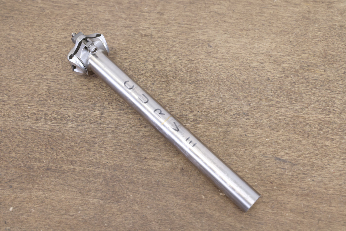 27.2mm Curve Titanium 0 Setback Road Seatpost