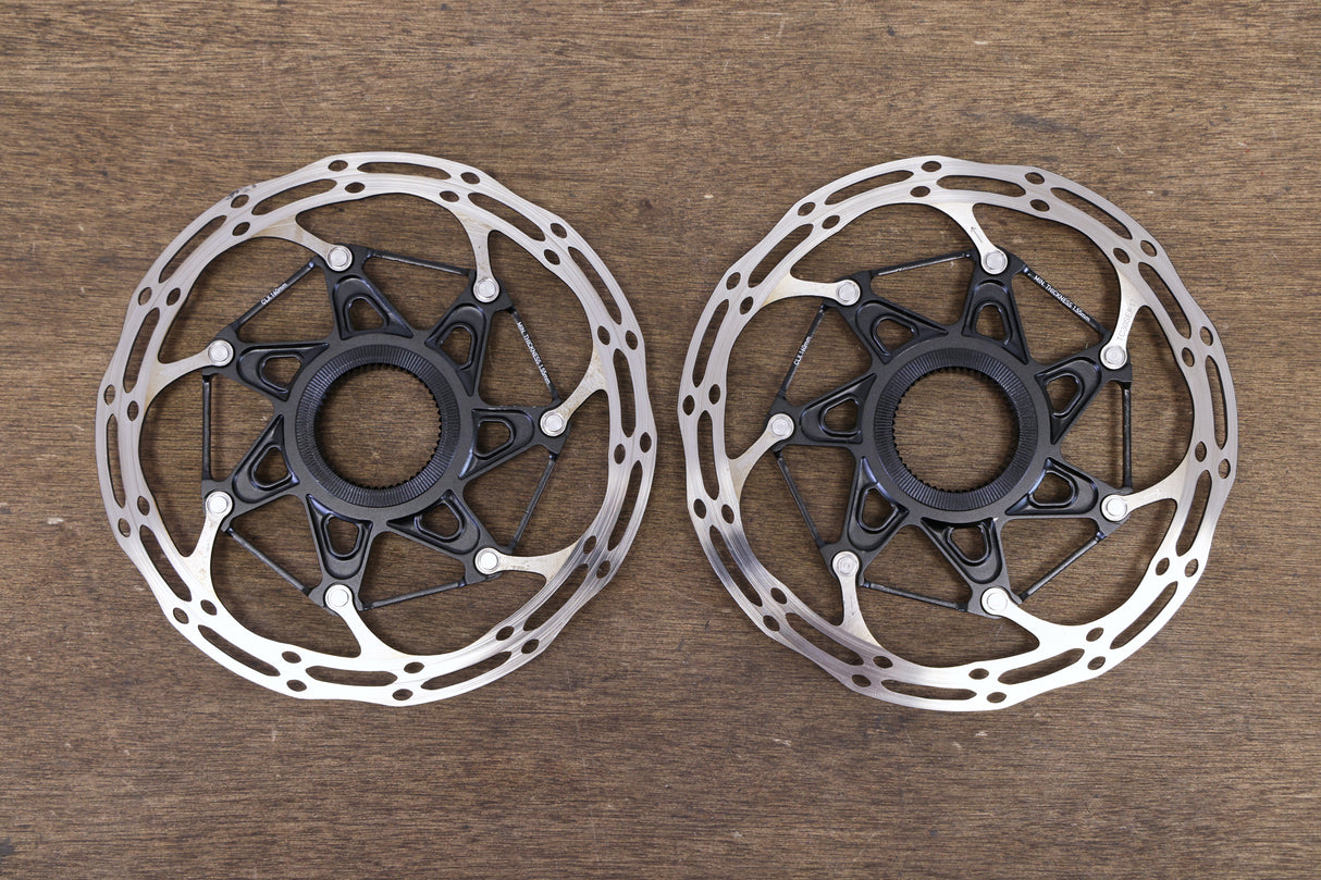 (2) 160mm SRAM Centerline CLX Center Lock Disc Brake Rotors
