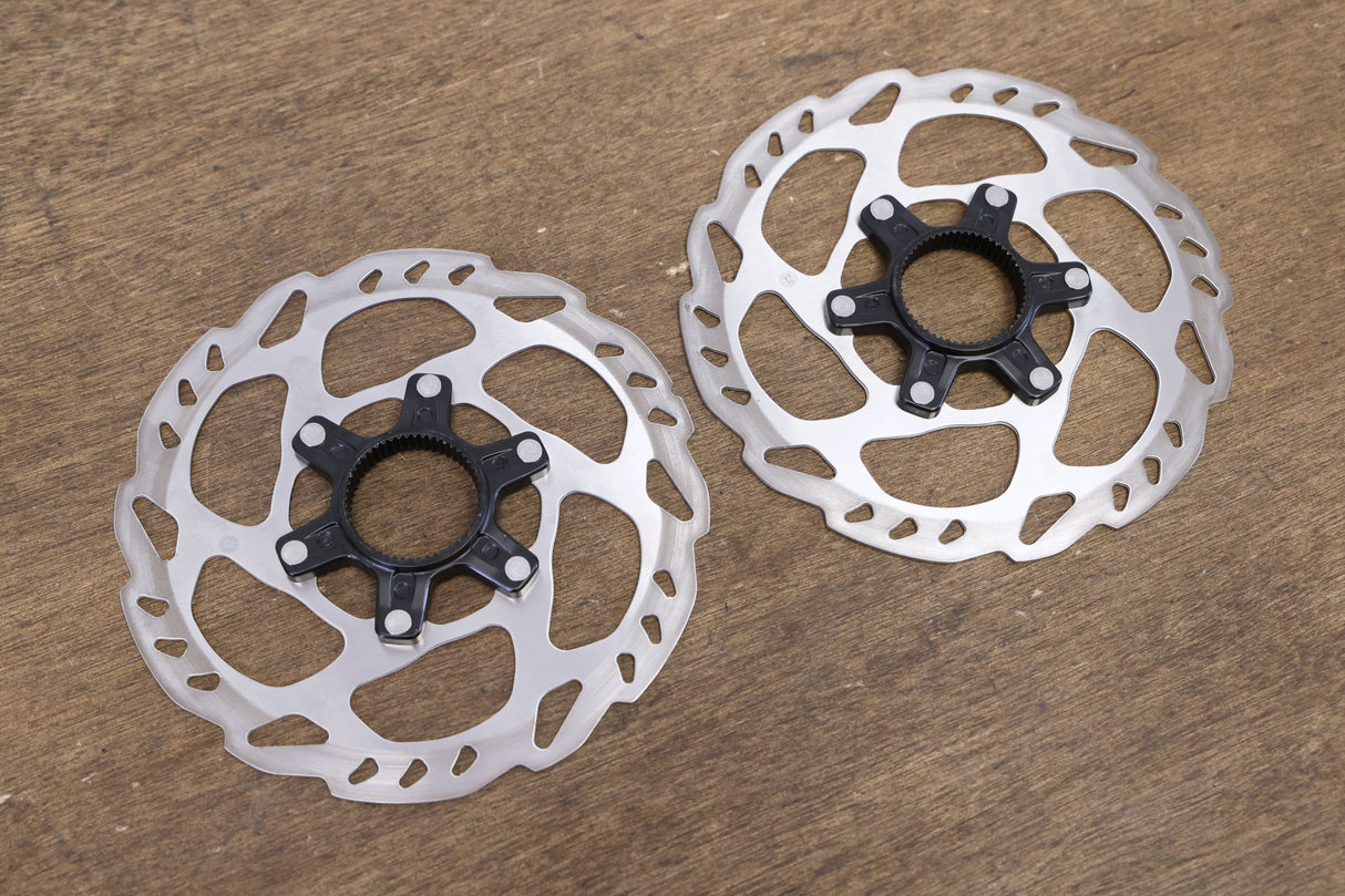 (2) 160mm Shimano SLX SM-RT70 Center Lock Disc Brake Rotors