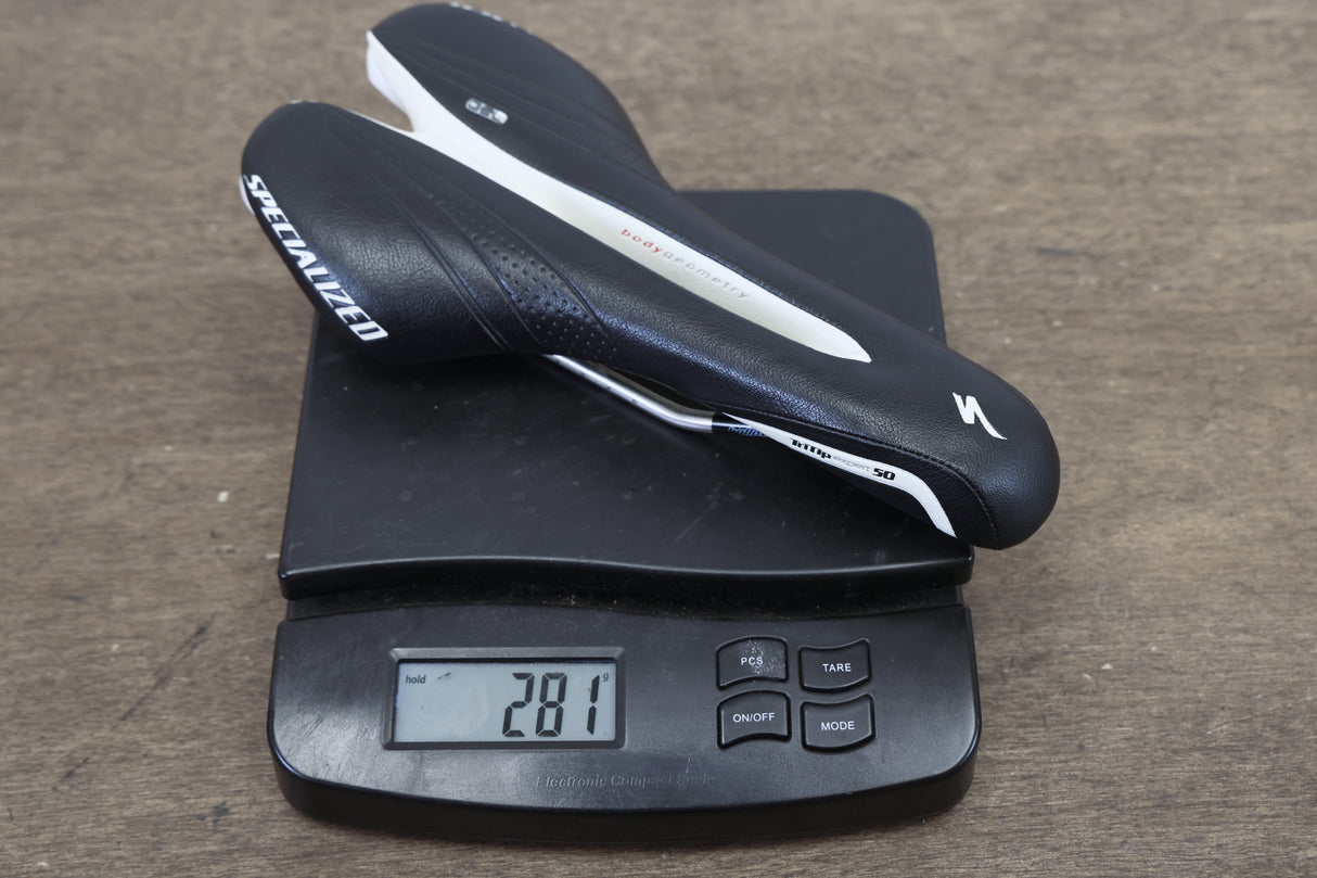 135mm Specialized TriTip Expert 50 Titanium Rail Saddle 281g