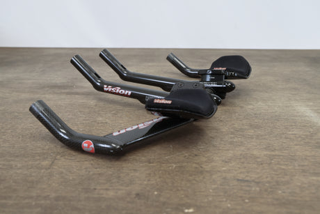42cm Vision Carbon Aero TT Handlebar + Vision Carbon Pro Extensions TT Triathlon