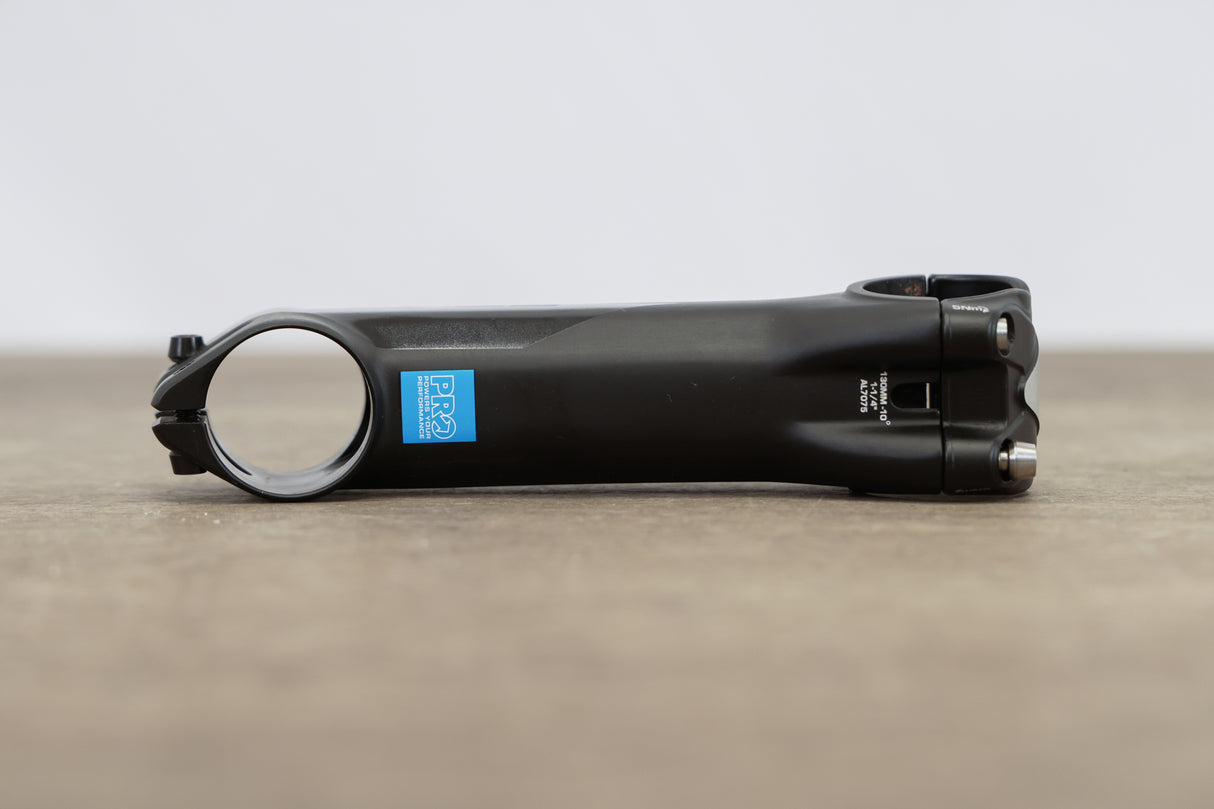 PRO Vibe 130mm -10 Degree Alloy Road Stem 1 1/4" 164g 31.8mm