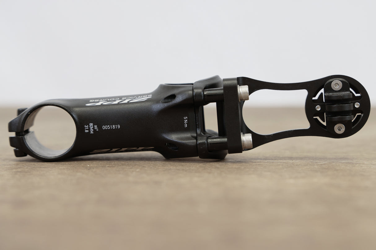 Zipp Service Course 80mm ±6 Degree Alloy Road Stem + Mount 184g 1 1/8" 31.8mm