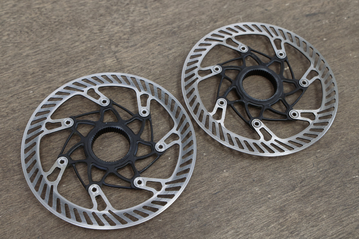 (2) 160mm Campagnolo 03 AFS Center Lock Disc Brake Rotors