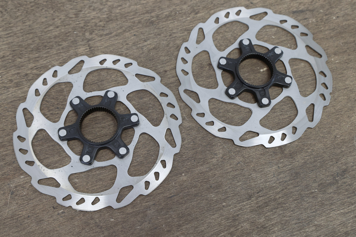 (2) 160mm Shimano SLX SM-RT70 Center Lock Disc Brake Rotors