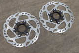 (2) 160mm Shimano SLX SM-RT70 Center Lock Disc Brake Rotors