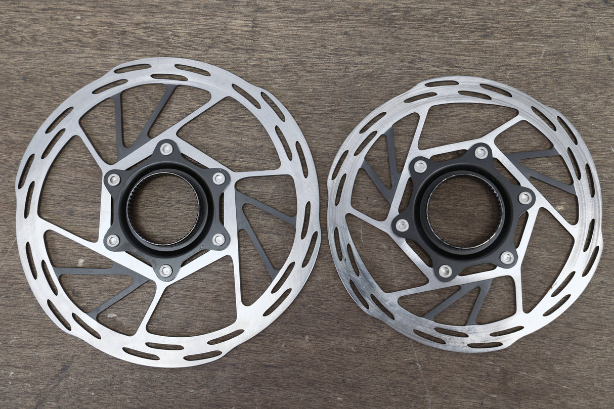 (2) 160mm/140mm SRAM PaceLine Center Lock Disc Brake Rotors