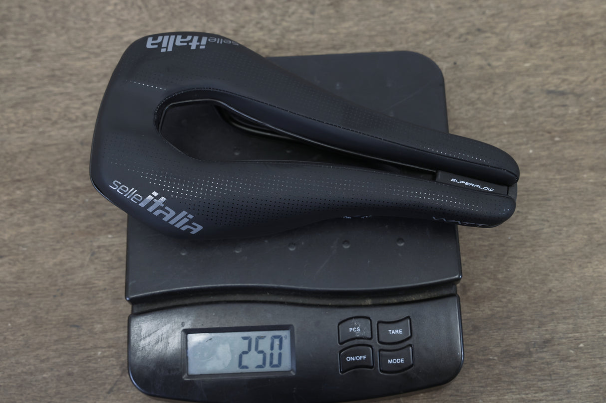 133mm Selle Italia Watt Superflow Titanuim Rail TT Triathlon Saddle 250g