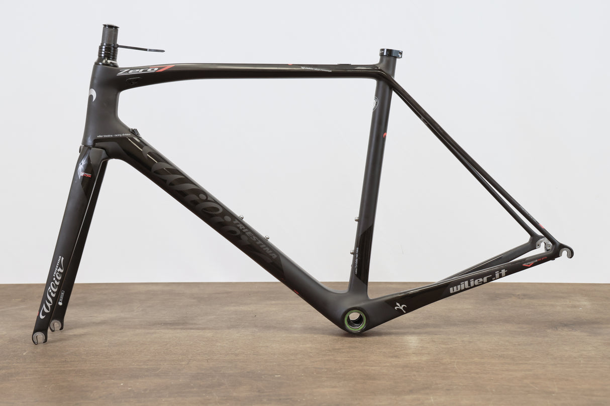 55cm Wilier Triestina Zero 7 Carbon Rim Brake Road Frameset Zero.7
