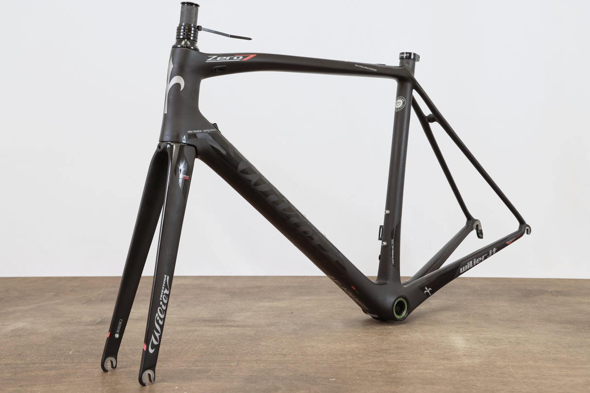 55cm Wilier Triestina Zero 7 Carbon Rim Brake Road Frameset Zero.7
