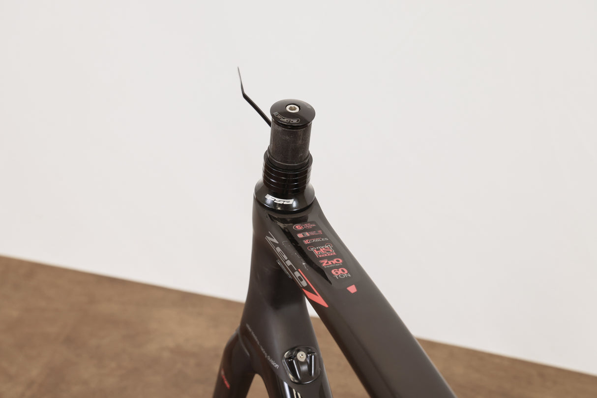 55cm Wilier Triestina Zero 7 Carbon Rim Brake Road Frameset Zero.7