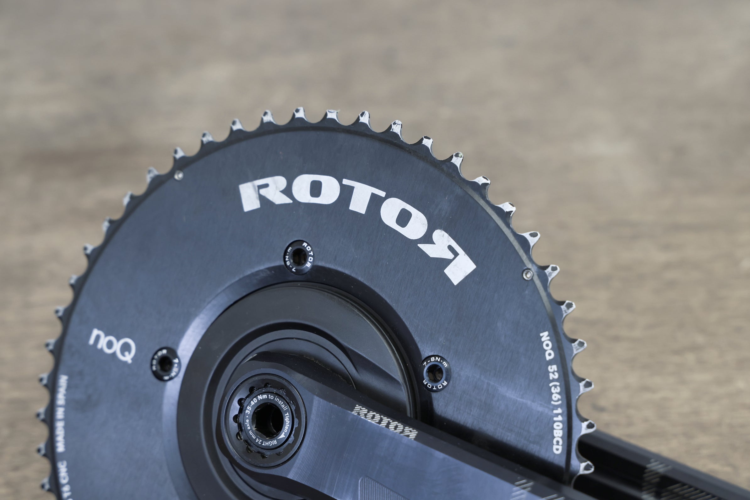 170mm 52/36T 24mm Rotor Aldhu Sigeyi AXO Power Meter Road Crankset