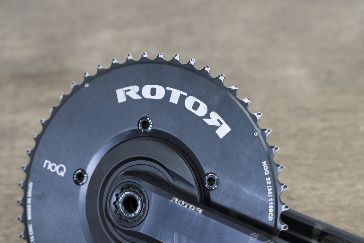 170mm 52/36T 24mm Rotor Aldhu Sigeyi AXO Power Meter Road Crankset + Charger