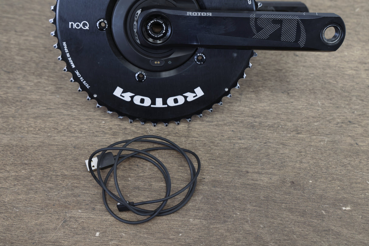 170mm 52/36T 24mm Rotor Aldhu Sigeyi AXO Power Meter Road Crankset + Charger